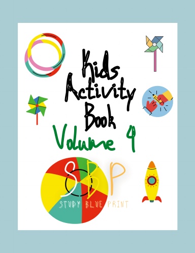 Kids Activity Book: Volume 4