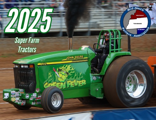 Mid South Pullers Super Farm Tractors 2025 Calendar