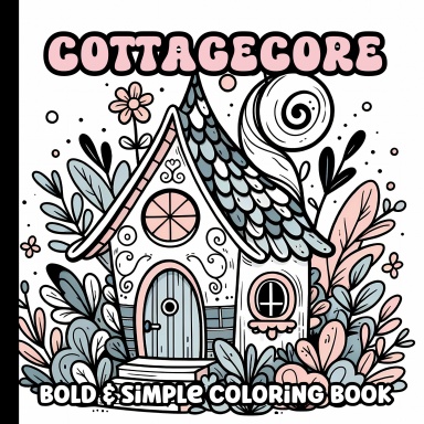 Cottagecore Coloring Book