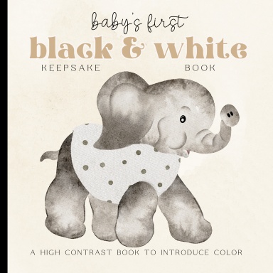 Baby First Black and White Keepsake Book