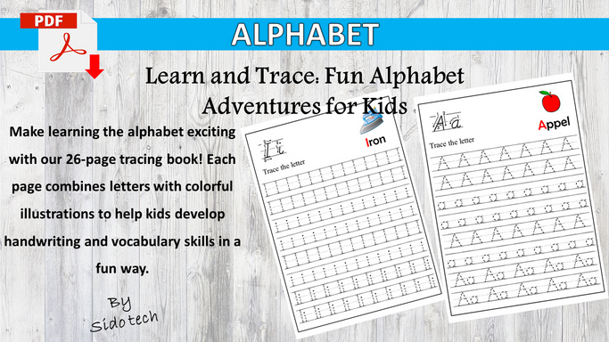 Alphabet Tracing  -Learn and Trace: Fun Alphabet for Kids-