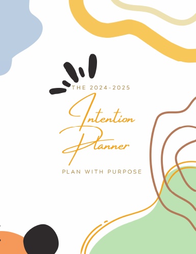 2024-25 Intention Planner