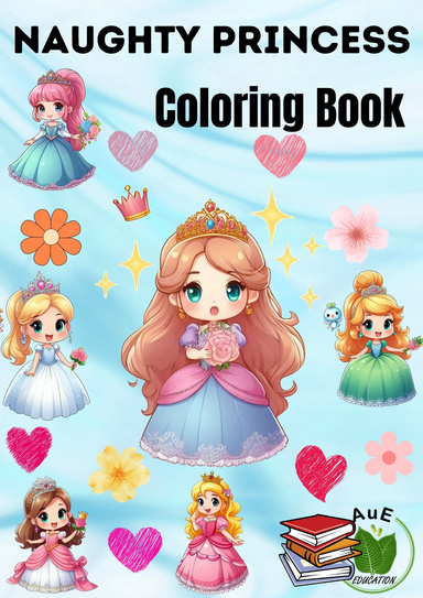 Coloring Book: Naughty Princess
