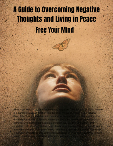 "Free Your Mind: A Guide to Overcoming Negative Thoughts and Living in Peace"