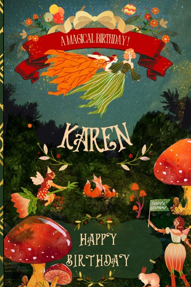 Personalized Journal Book Named “Karen”