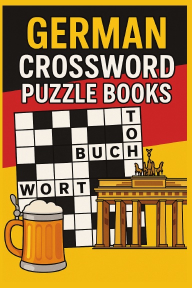 German Crossword Puzzle Books