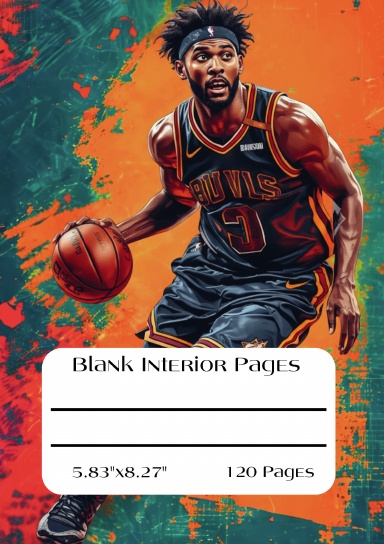 Blank Interior Pages, 5.83"x8.27",120 Pages