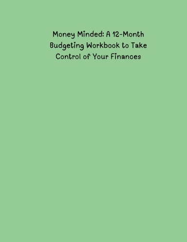 Green Money-Minded Budget Workbook