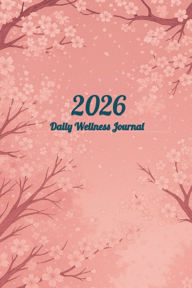 Daily Wellness Journal - Cherry Blossom