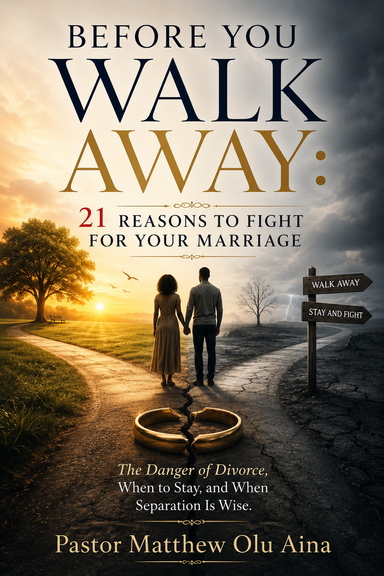 BEFORE YOU WALK AWAY