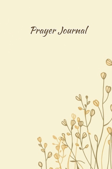 Botanical Frame Guided Prayer Journal | Christian Spiral Notebook for Prayer & Reflection