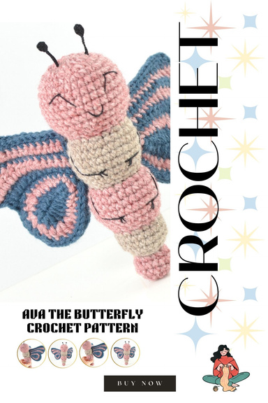 Ava the Butterfly Crochet Pattern