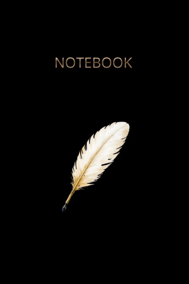 Golden Feather Notebook