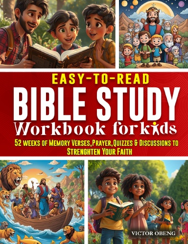 EASY TO READ BIBLE STUDY WORKBOOK FOR KIDS