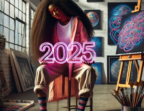 Afro Gal 2025 Calendar