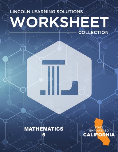 CA Mathematics 5 - Worksheet Collection 2526