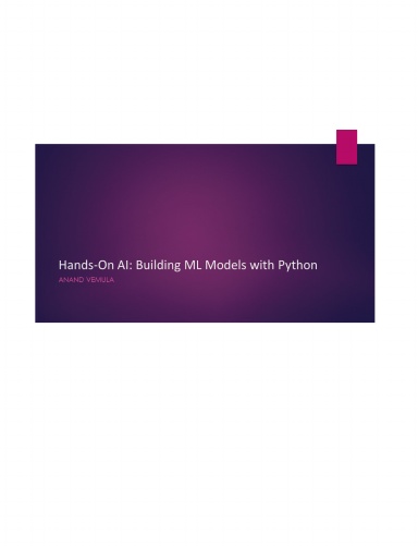 Hands-On AI: Building ML Models with Python