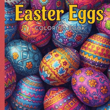 Easter Eggs Coloring Book