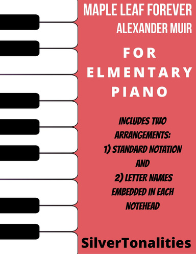 The Maple Leaf Forever Elementary Piano Sheet Music Combo