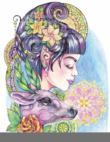 Elegant Art Designs Coloring Book: An Adult Coloring Book Features Over 30 Pages Giant Super Jumbo Large Designs of Fairies, Dragons, Creatures, Magical Forests and More for Boredom and Relaxation (Book Edition:5)