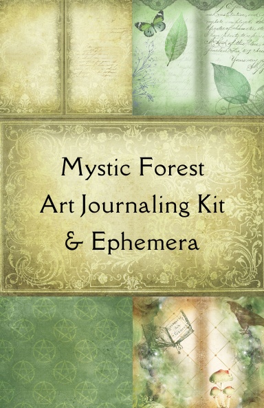 Mystic Forest Art Journaling Kit & Ephemera