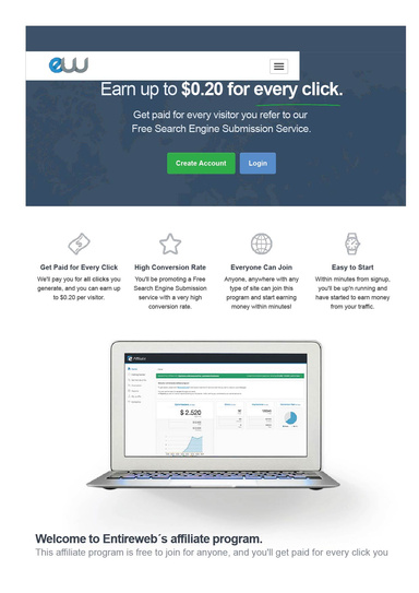 Earn upto $.20 for every click