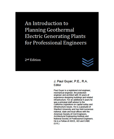 An Introduction to Planning Geothermal Electric Generating Plants for Professional Engineers