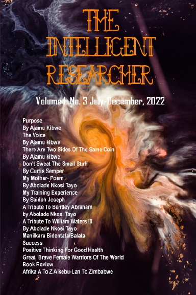 The Intelligent Researcher Volume 1 Number 3  July – December 2022
