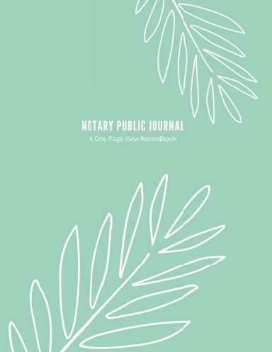 Notary Journal