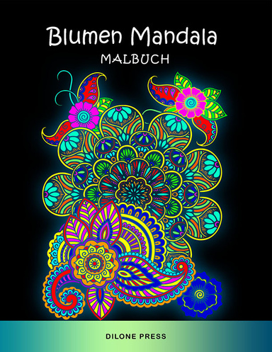 Blumen Mandala Malbuch