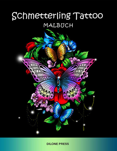 Schmetterling Tattoo Malbuch