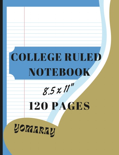College Ruled Notebook