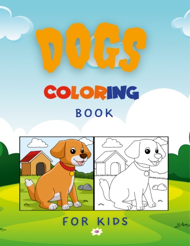 Happy Dog Coloring Book for Kids Age 4-8 Graphic by Chic & Sleek Designs ·  Creative Fabrica