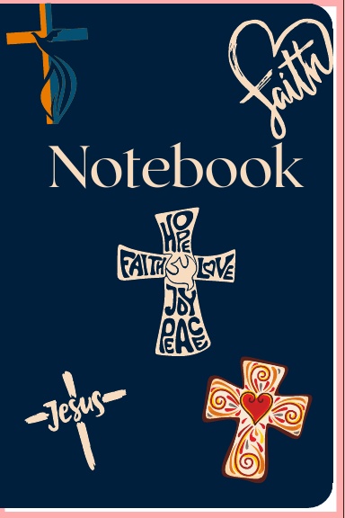 Christian Back cover line blank notebook
