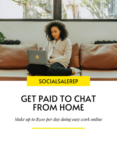GET PAID TO CHAT FROM HOME