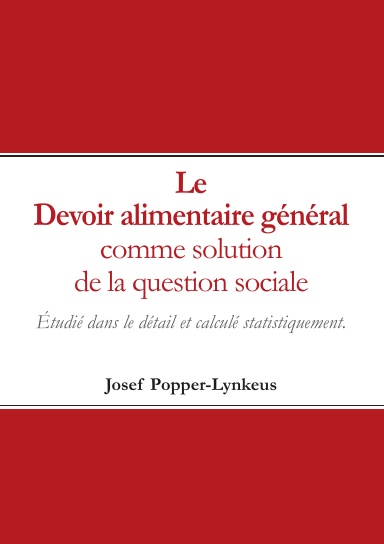 Le Devoir alimentaire général comme solution de la question sociale
