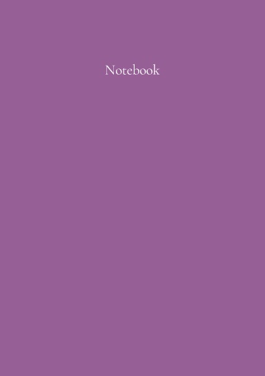 Classic A5 Notebook: Dusky Purple. By Paper Parisa