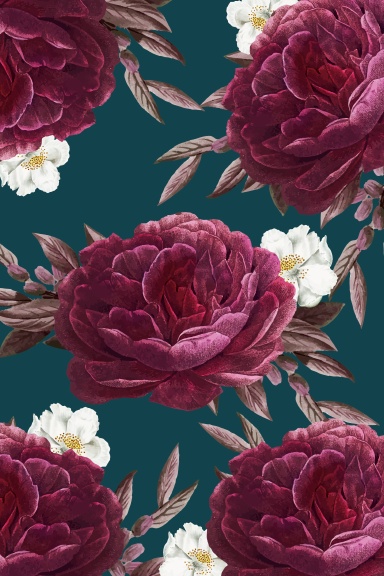 Red Flower Composition Notebook