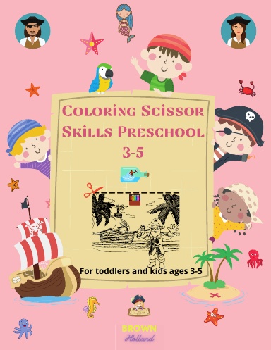 Things That Go Scissor Skills Preschool Workbook for Kids Ages 3-5