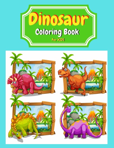 Dinosaur coloring book for kids