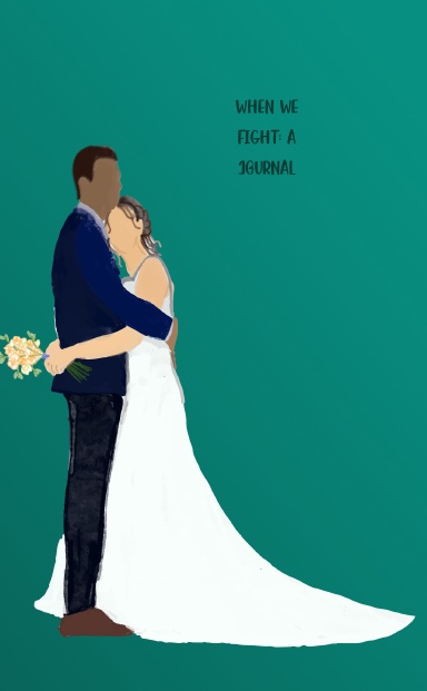 Couples Arguments Pocket Size Lined Journal Mixed Skin Tones Variation 5