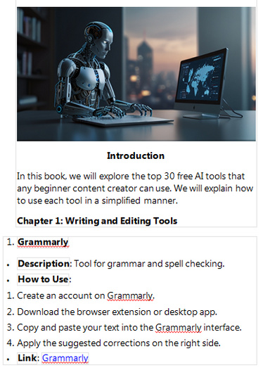 (Book Top 30 Free AI Tools for Beginner Content Creators)