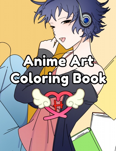Anime Art Coloring Book H