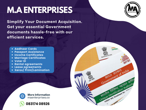 Income Certificate Agency in RT Nagar