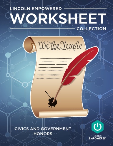 Civics and Government Honors - Worksheet Collection