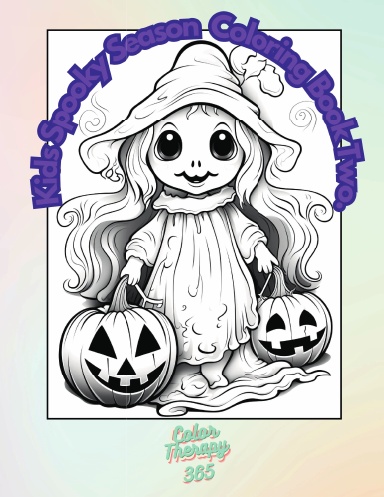 Kids Spooky Season Coloring Book Two