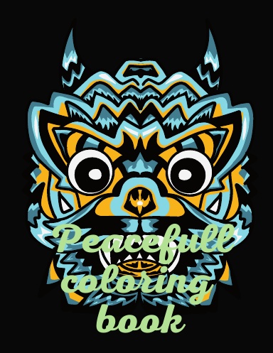 Peacefull coloring book