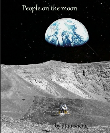 People on the moon