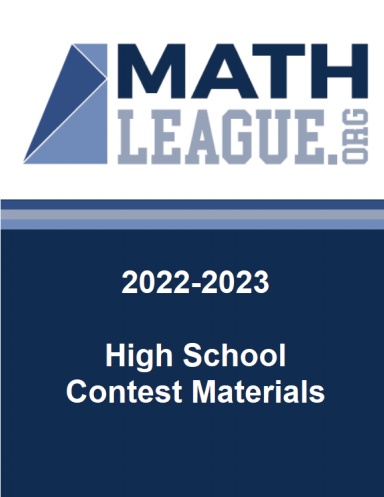 2022-2023 High School Contest Materials