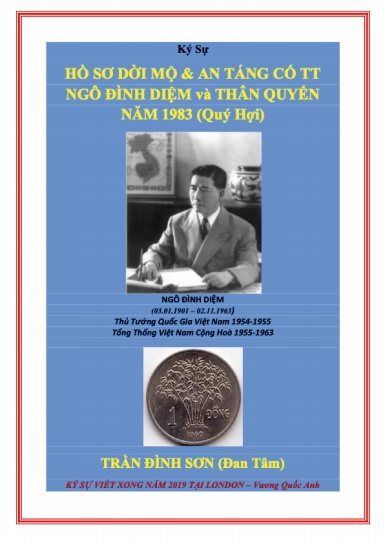 Ký sự: Hồ sơ dời mộ và an táng Cố Tổng thống Ngô Đình Diệm và thân quyến năm 1983